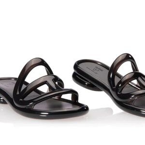 Melissa x Telfar Jelly Slide Black (women's sizing)